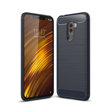 Cargar imagen en el visor de la galería, Luxury Carbon Fiber TPU Soft Case for Xiaomi Pocophone F1