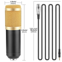 Cargar imagen en el visor de la galería, Professional Studio Broadcasting BM-800 Condenser Sound