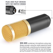 Cargar imagen en el visor de la galería, Professional Studio Broadcasting BM-800 Condenser Sound