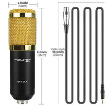 Cargar imagen en el visor de la galería, professional audio karaoke microphones BM 800 condenser