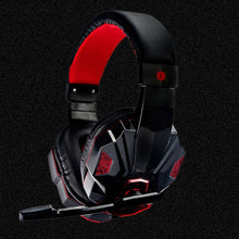将图片加载到图库查看器,3.5mm Earphone Gaming Headset Stereo with Microphone LED