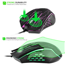 Cargar imagen en el visor de la galería, G820 Adjustable DPI 6 Button LED Optical USB Wired Gaming Mouse Mice