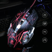Cargar imagen en el visor de la galería, Universal Ergonomic Lighting 7200DPI Wired Gaming Mouse