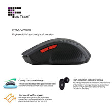 Cargar imagen en el visor de la galería, Auto Sleep Optical Gaming Mouse 6 Keys 1600DPI