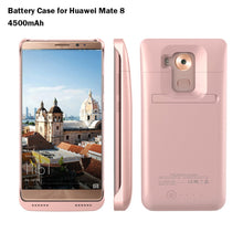 Cargar imagen en el visor de la galería, 4500mAh Backup Battery External Power Bank Charger Case for Huawei Mate 8