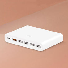 将图片加载到图库查看器,Original Xiaomi 5 x USB-A 1 x USB-C 60W QC3.0 Fast Charging Adapter