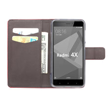 Cargar imagen en el visor de la galería, Flip Case for Xiaomi Redmi 4X Phone Wallet Leather Case