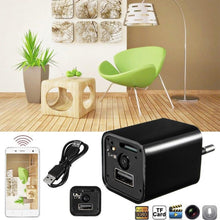 Cargar imagen en el visor de la galería, HD 1080P Mini USB Wall Charger Adapter Spy Hidden Camera