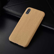 Load image into Gallery viewer, Boucho For iPhone XS Max XR 11 Pro Max X Case Snake Wood Texture Phone Cases For iPhone 7 8 6 6s plus PU Leather Soft Cover