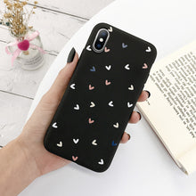 Load image into Gallery viewer, Lovebay Silicone Love Heart Phone Case For iPhone 11 Pro X XR XS Max 7 8 6 6s Plus 5 5s SE Candy Color Shell Soft TPU Back Cover