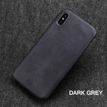 Load image into Gallery viewer, Ultra Thin Phone Cases For iPhone 6S 6 7 8 Plus XS Max Cover Leather Skin Soft TPU Silicone Case For iPhone XR X Shell