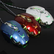 将图片加载到图库查看器，3200DPI Wired Mechanical Ergonomics LED Color Changing Gaming Mouse
