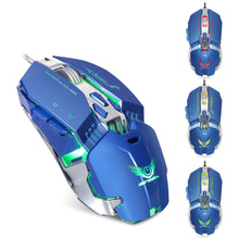 将图片加载到图库查看器，3200DPI Wired Mechanical Ergonomics LED Color Changing Gaming Mouse
