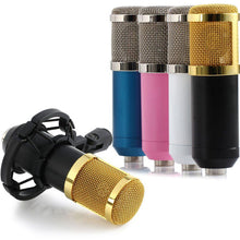 将图片加载到图库查看器，Pro Audio BM800 Microphone Sound Studio Recording Dynamic Mic +Shock Mount
