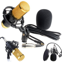 将图片加载到图库查看器，Pro Audio BM800 Microphone Sound Studio Recording Dynamic Mic +Shock Mount
