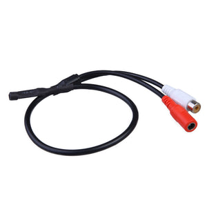 Mic Audio Mini Spy Hidden Microphone for CCTV Security Surveillance Camera DVR