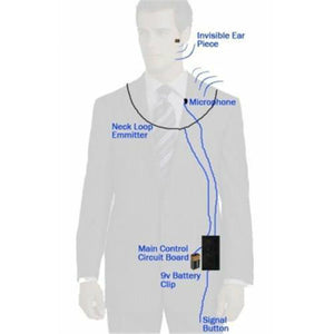NEW- Spy Ear Earphone Earpiece Invisible Hidden Wireless Secret for Mobile Phone