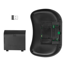 将图片加载到图库查看器，Mini Wireless Keyboard 2.4GHz 3 color English Russian Backlight touch screen mouse control Multi-function keyboard
