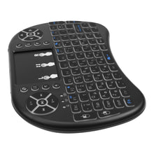 将图片加载到图库查看器，Mini Wireless Keyboard 2.4GHz 3 color English Russian Backlight touch screen mouse control Multi-function keyboard
