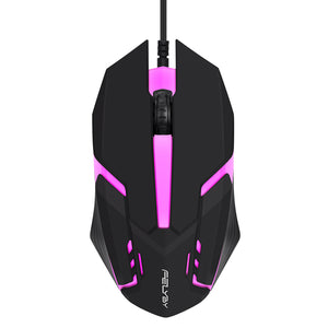Lightweight and sensitive mouse Multifunctional game wired LED