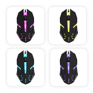 Lightweight and sensitive mouse Multifunctional game wired LED