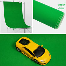 将图片加载到图库查看器，1x1.5m Solid Color Flocking Fabric Photography Background Cloth for Photo Studio
