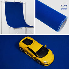 将图片加载到图库查看器，1x1.5m Solid Color Flocking Fabric Photography Background Cloth for Photo Studio

