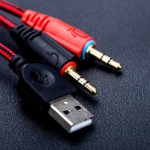 将图片加载到图库查看器，3.5mm Earphone Gaming Headset Stereo with Microphone LED
