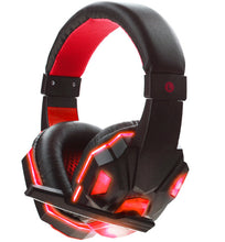 将图片加载到图库查看器，3.5mm Earphone Gaming Headset Stereo with Microphone LED

