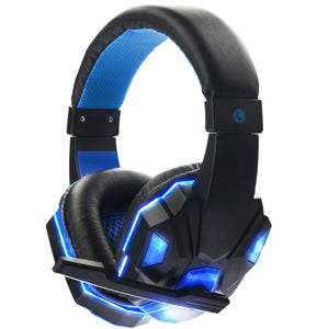 3.5mm Earphone Gaming Headset Stereo with Microphone LED