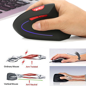 Ergonomic Vertical Chargeable 2.4GHz USB Wireless Gaming Mouse