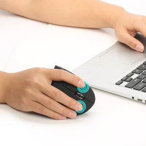 Ergonomic Vertical Chargeable 2.4GHz USB Wireless Gaming Mouse