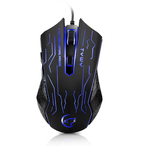 G820 Adjustable DPI 6 Button LED Optical USB Wired Gaming Mouse Mice