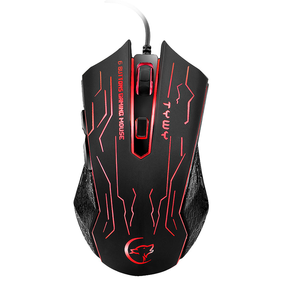G820 Adjustable DPI 6 Button LED Optical USB Wired Gaming Mouse Mice