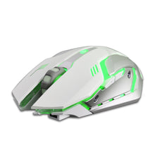 将图片加载到图库查看器，X7 7 Colors Light Silent 6 Buttons Rechargeable Wireless Optical Gaming Mouse
