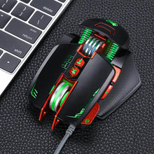将图片加载到图库查看器，V9 Ergonomic Lighting Adjustable DPI 8 Keys USB Wired Mechanical Gaming Mouse
