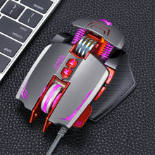 将图片加载到图库查看器，V9 Ergonomic Lighting Adjustable DPI 8 Keys USB Wired Mechanical Gaming Mouse
