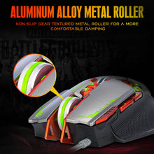 将图片加载到图库查看器，V9 Ergonomic Lighting Adjustable DPI 8 Keys USB Wired Mechanical Gaming Mouse
