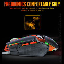 将图片加载到图库查看器，V9 Ergonomic Lighting Adjustable DPI 8 Keys USB Wired Mechanical Gaming Mouse
