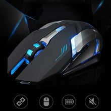 将图片加载到图库查看器，2.4Ghz 6 Buttons Wireless LED Lighting Gaming Mouse
