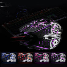 将图片加载到图库查看器，Universal Ergonomic Lighting 7200DPI Wired Gaming Mouse
