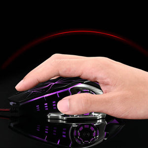 Universal Ergonomic Lighting 7200DPI Wired Gaming Mouse