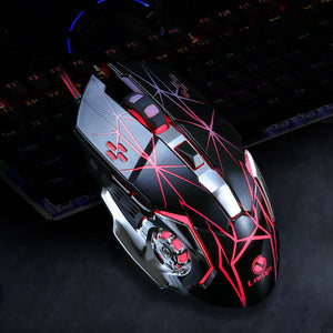 Universal Ergonomic Lighting 7200DPI Wired Gaming Mouse