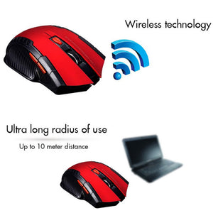 Auto Sleep Optical Gaming Mouse 6 Keys 1600DPI