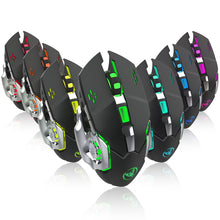 将图片加载到图库查看器，M70GY 2400DPI 2.4G Wireless Gaming Device 6 Buttons Color Light Optical Mouse
