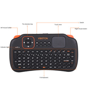 2.4G Wireless Multimedia Gaming PC Smart TV Air Mouse Keyboard Remote Control
