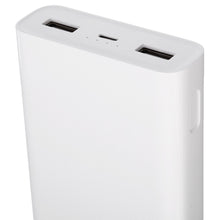 将图片加载到图库查看器，Original Xiaomi 20000mAh Mobile Power Bank 2 Bidirectional Quick Charge Dual USB Output
