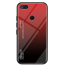 Cargar imagen en el visor de la galería, Gradient Tempered Glass Case Cover for Xiaomi Mi 8 Lite
