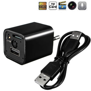HD 1080P Mini USB Wall Charger Adapter Spy Hidden Camera