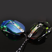将图片加载到图库查看器，3200DPI Wired Mechanical Ergonomics LED Color Changing Gaming Mouse
